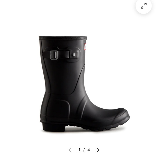 Hunter Black Short Rainboots BRAND NEW - Picture 3 of 4